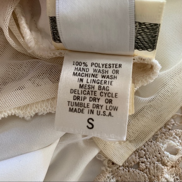 JONQUIL by DIANE SAMANDI Vintage Lace Top Ecru SM - Picture 10 of 10